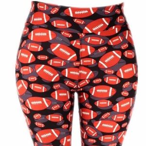 New Football Peachskin Leggings One Size